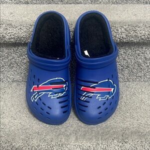 Buffalo Bills FOCO Brand Blue Men's Big Logo Solid Clog With Strap